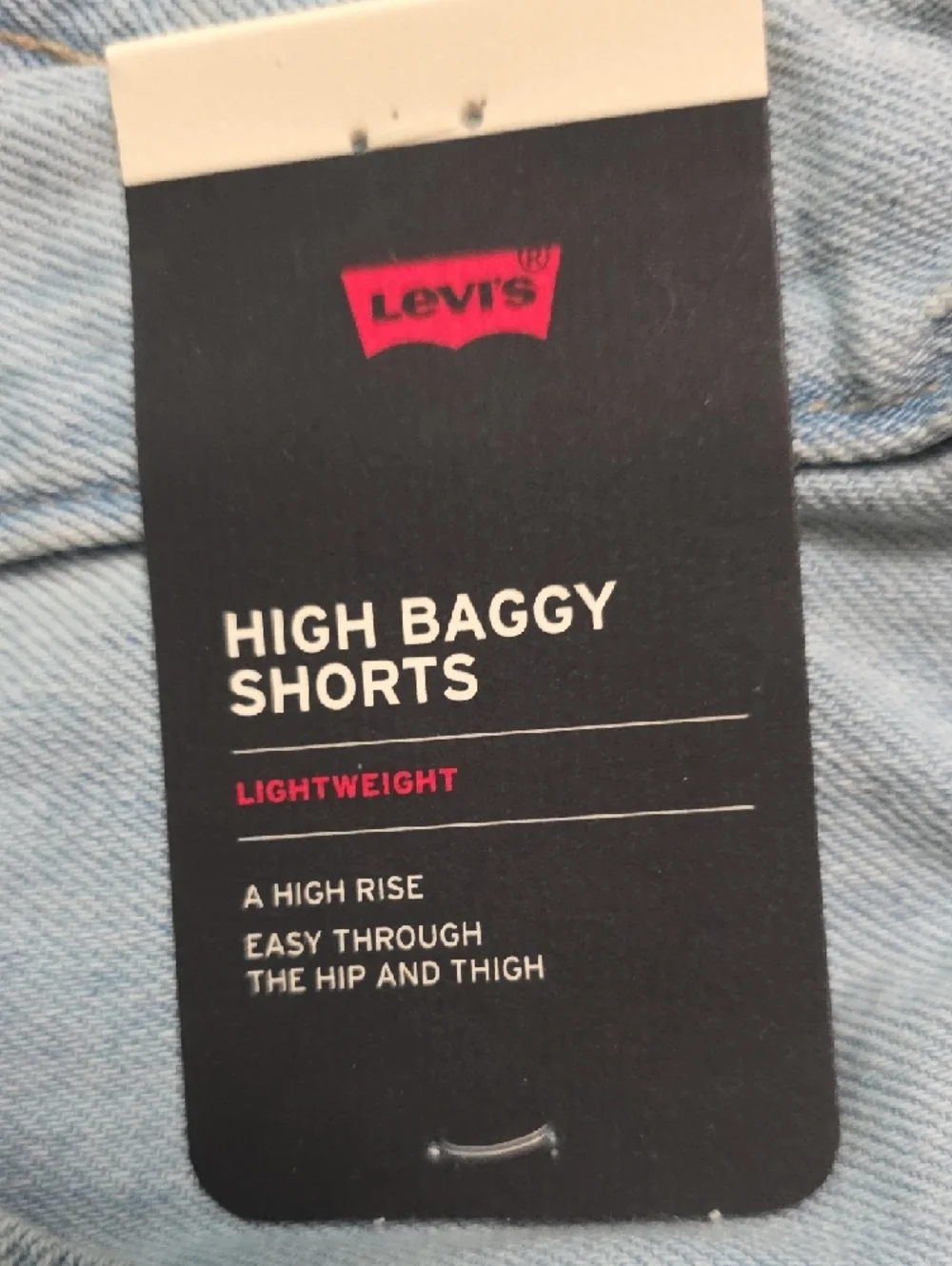 High Rise Baggy Linen+ Denim Lightweight Women's Shorts - Picture 5 of 10